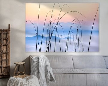 Betoverende zonsopgang: Pastelkleuren boven de Himalaya