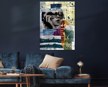 Grunge-collage 13 van johannes richter
