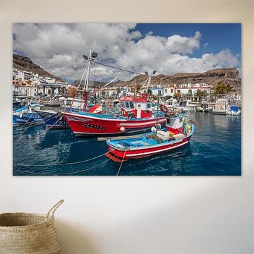 Fischerboote im Hafen von Puerto de Mogan, von Markus Lange