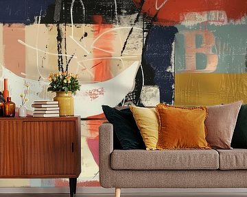 Bunte, moderne und abstrakte Collage von Studio Allee