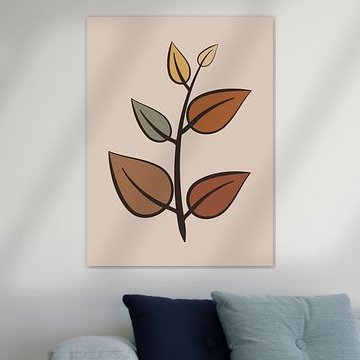 Leaves in autumn colours