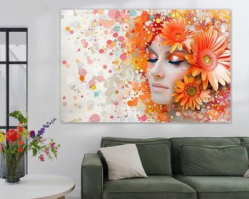 flower power woman by Egon Zitter