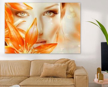 Flower-Power-Frau