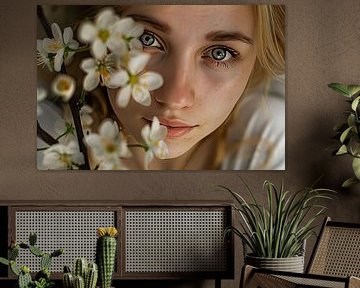 La femme au pouvoir des fleurs sur Egon Zitter