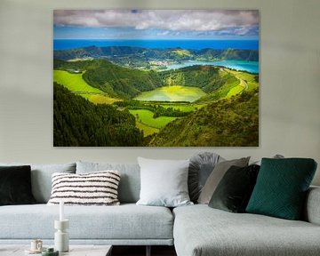 kratermeren van Sete Cidades van Antwan Janssen