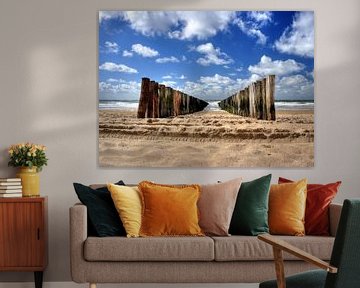 Breakwater Zoutelande by MSP Canvas