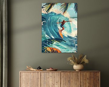 Surfing by Lae