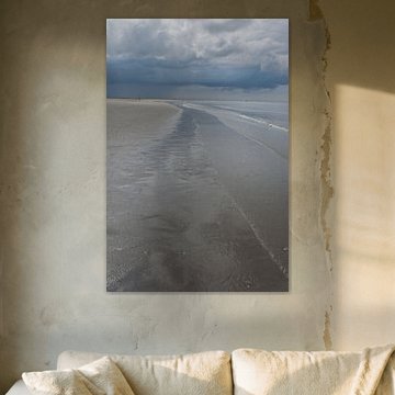 Strand bij duinen van Goerree