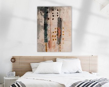 Modern abstract, aardetinten, Japandi stijl van Japandi Art Studio
