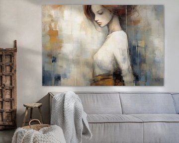 Vrouw Abstract van Kunst Kriebels