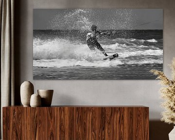 Surfeur à Domburg sur MSP Canvas