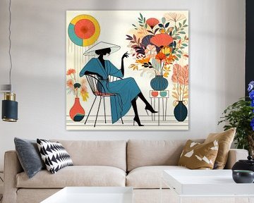Summer in the style of Henri Matisse. ( 6 )