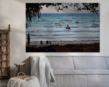 vista on the Indian Ocean Zanzibar by Jeremy Duvekot