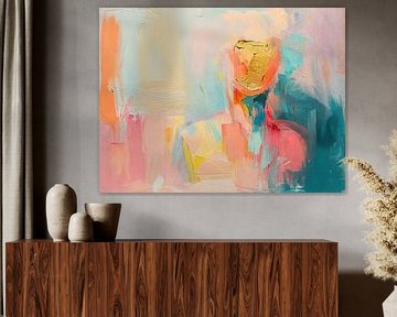 Figuur Abstract van Abstract Schilderij