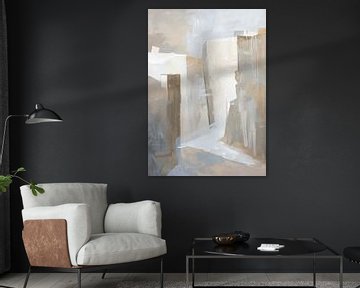 Abstract modern schilderij van Abstract Schilderij