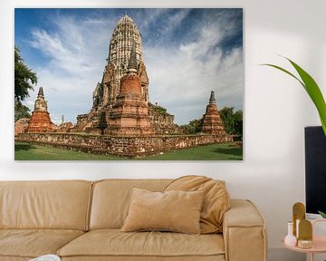 Wat Chaiwatthanaram in Ayutthaya, Thailand van Erwin Blekkenhorst