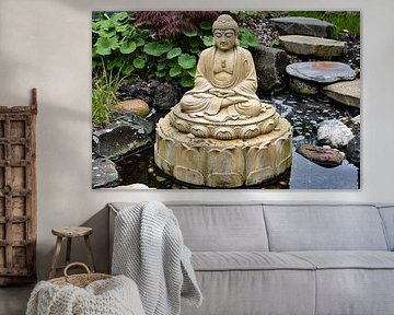 spirituell ausgeglichenes Buddha-Bild