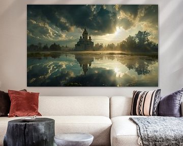 Kerk schittert in de zon