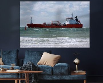 Cargo ship at sea by MSP Canvas