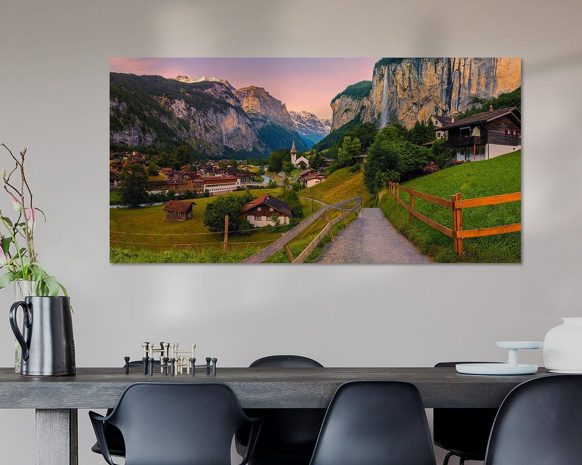 Example of the artwork in a room