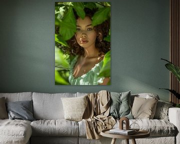 Mystiek bosmeisje van Poster Art Shop