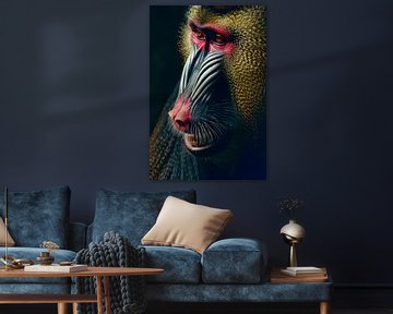 Mandril van Poster Art Shop