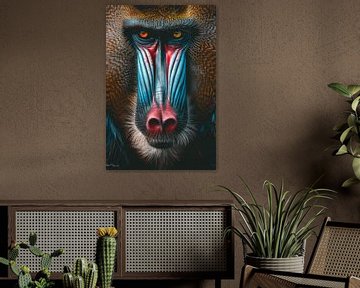 Mandril van Poster Art Shop