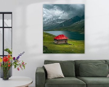 Les montagnes sous une lumière dramatique