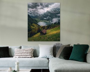 Un paysage de montagne à l'éclat dramatique