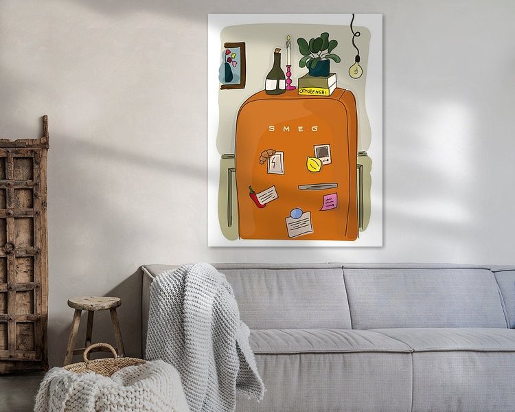 Example of the artwork in a room