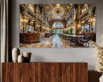 Bar à café de luxe à deux étages sur Mustafa Kurnaz