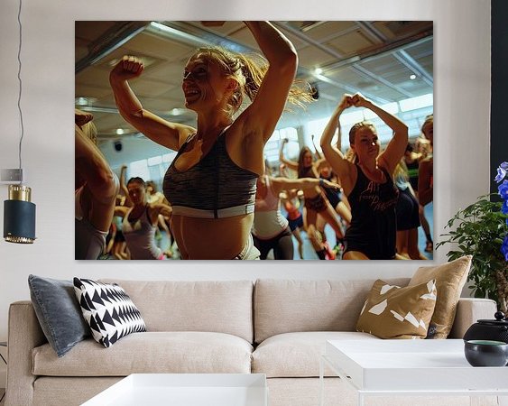 Example of the artwork in a room