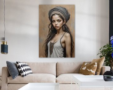 jeune fille arabe
