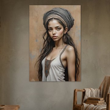 young arab girl