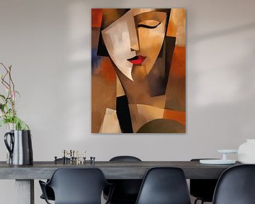 Vrouw abstract van Bert Nijholt