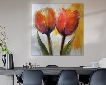 Rode tulpen