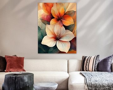 Flowers abstract by Bert Nijholt