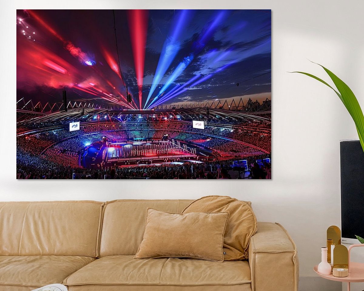 Example of the artwork in a room