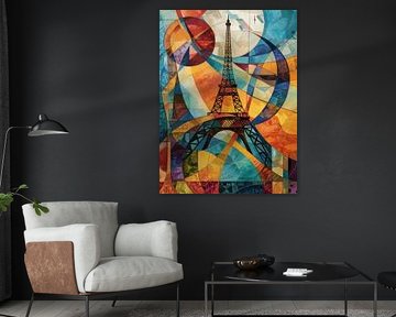 Paris Eiffelturm Stil Abstrakt von TOAN TRAN