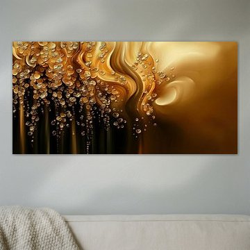 Modern abstract gold by Bert Nijholt