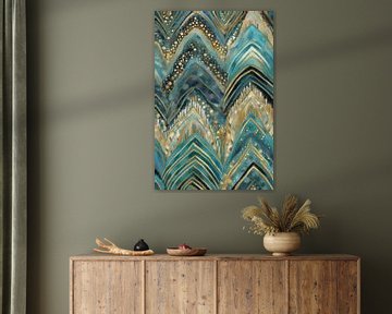 Blauw Gouden Bergen van Whale & Sons