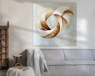 Twister abstrait moderne