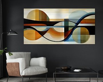 Moderne abstrakte Wellen