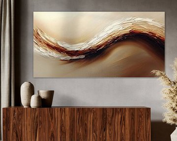 Modern abstracte golven