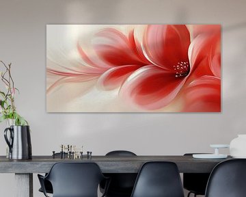 Modern abstracte bloem van Bert Nijholt