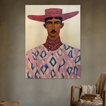 Charro, mexikanischer Reiter von Carla Van Iersel