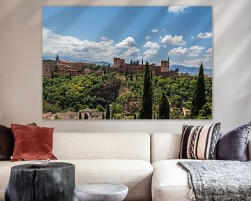 The Alhambra in Granada, is considered the masterpiece of Moorish architecture. by Marjolein Zijlstra