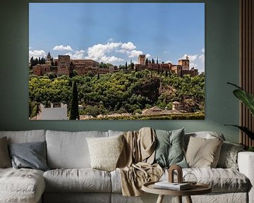 The Alhambra in Granada, is considered the masterpiece of Moorish architecture. by Marjolein Zijlstra