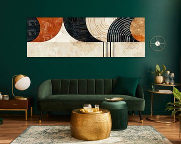 Abstracte harmonie in kleuren van Poster Art Shop