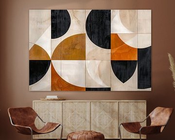 Geometric harmony in colours by Poster Art Shop